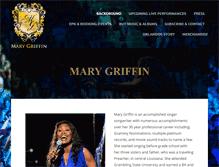 Tablet Screenshot of marygriffin.com